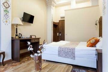 Двухместный номер Делюкс с 1 кроватью в Гостинице Шёлковый путь